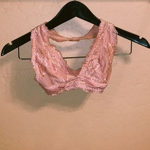 light pink bralette